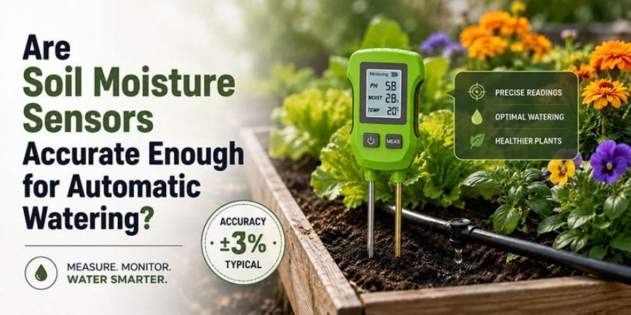 Are Soil Moisture Sensors Accurate Enough for Automatic Watering?