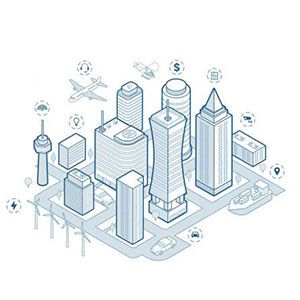 Environmental sensor of smart buildings