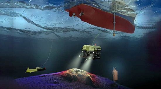 Underwater machine obstacle avoidance system