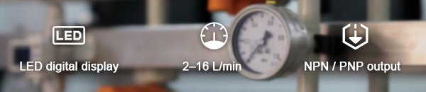 1-2 inch digital air flow switch feature