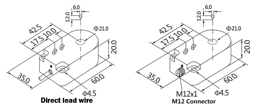 21mm ring type proximity switch dimension