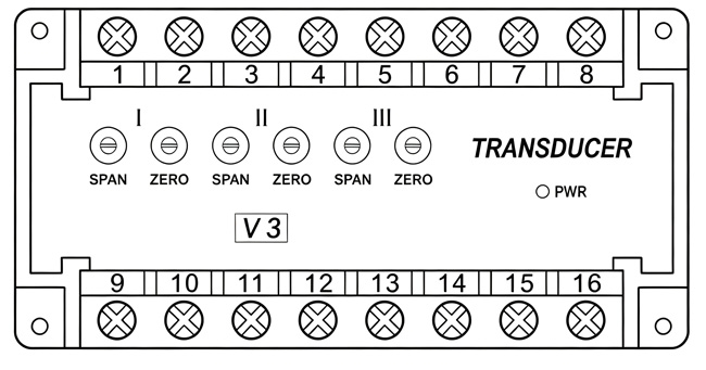 3-phase ac voltage power transducer calibration instructions.