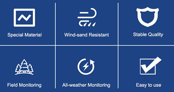 3D ultrasonic anemometer feature