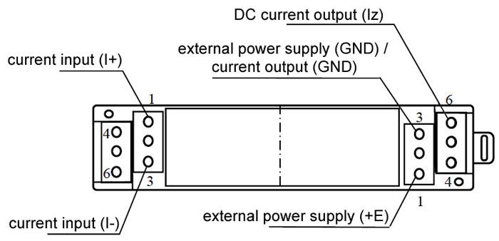 ACDC current sensor 1ma 5a 4-20ma wiring