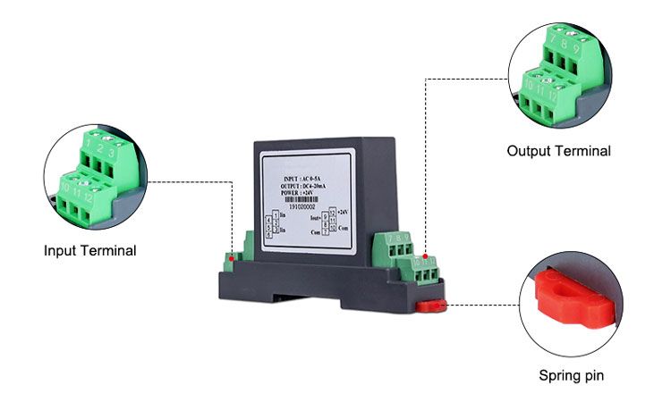 ACDC current sensor 1ma-5a detail