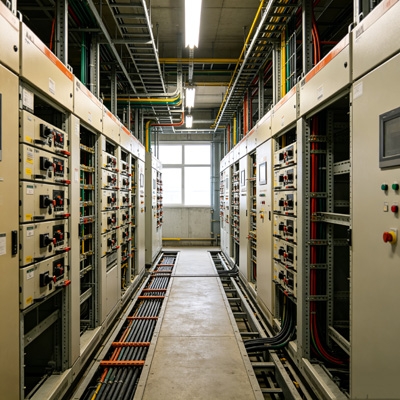 Active power transducer for power distribution
