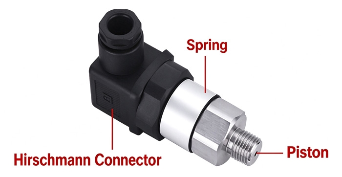 Adjustable pressure switch details