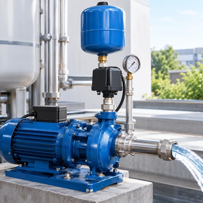 Adjustable water pump pressure switch for water pumps