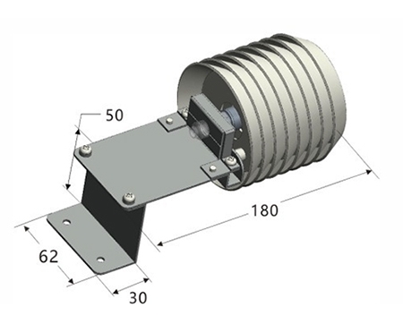 Air temperature and humidity sensor size