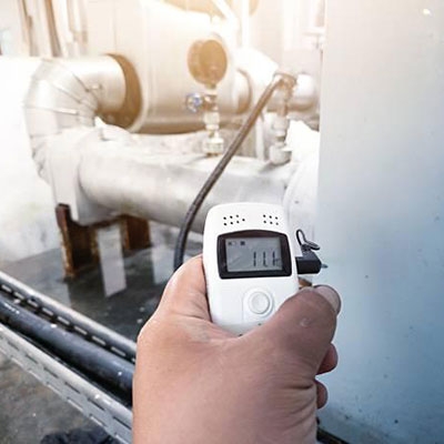 Alcohol gas sensor of portable gas detector