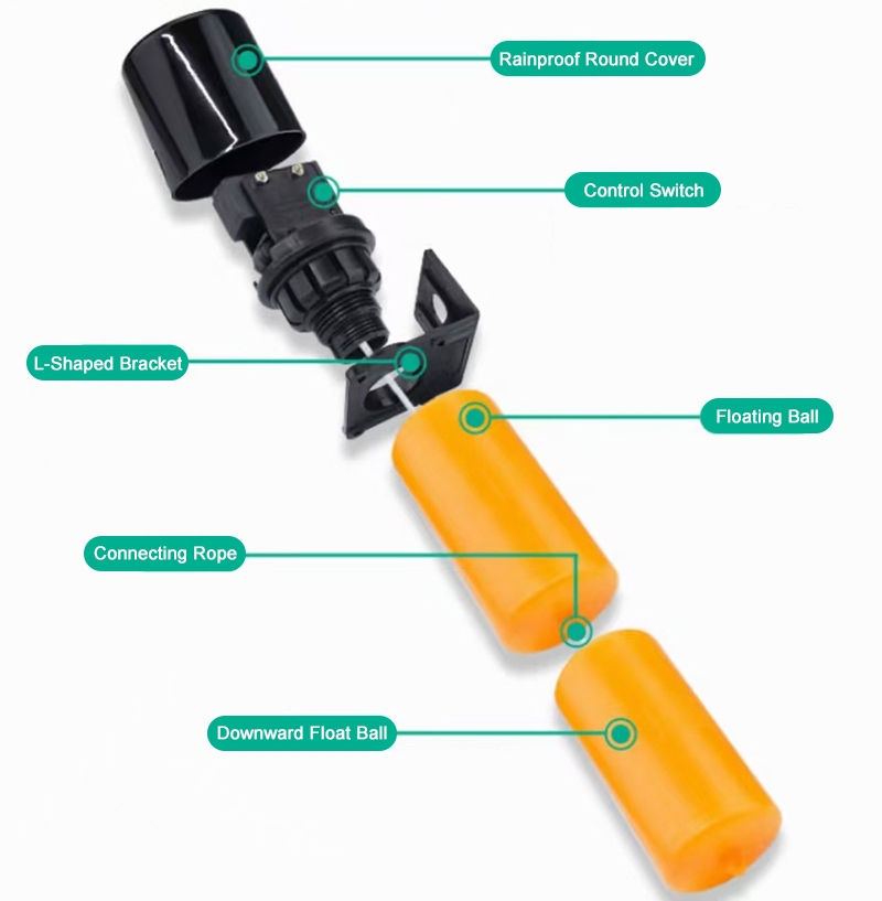 Automatic float switch detail