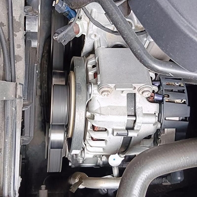 Automobile press assembly