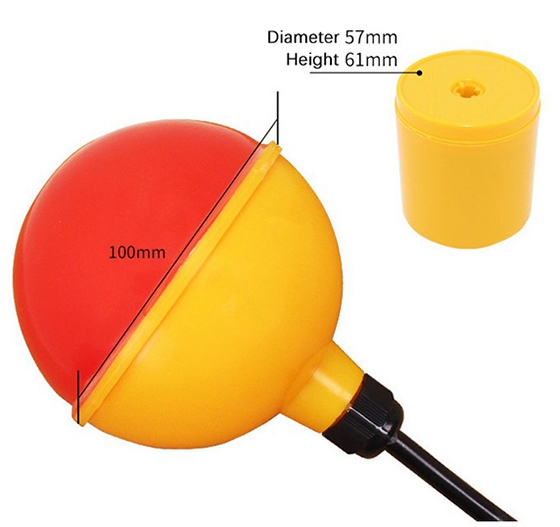 Ball float switch dimensions