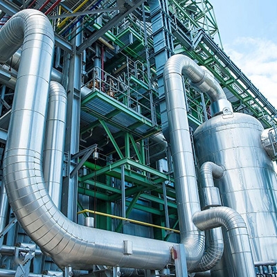 Boiler steam pipeline