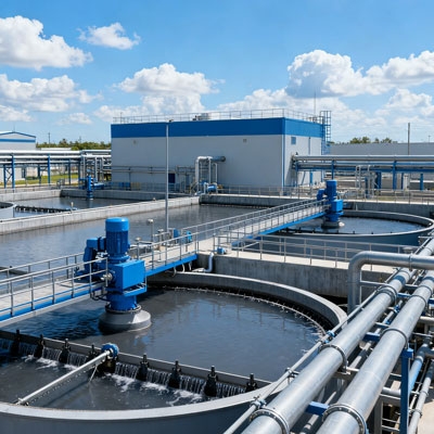 Capacitance water level sensor for municipal sewage