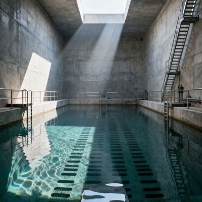 Capacitance water level sensor for water storage tank