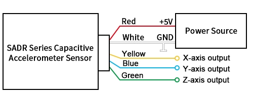 Capacitive accelerometer sensor wiring diagram