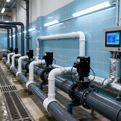 Capacitive liquid level sensor for industrial wastewater reuse pipeline