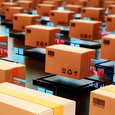 Capacitive proximity sensor for express delivery industry