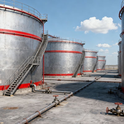 Capacitive type level sensor for oil depot