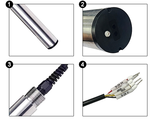 Chemical concentration sensor detail
