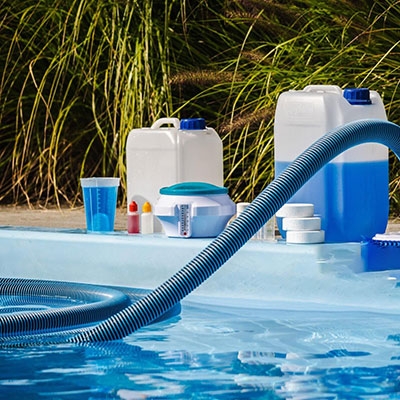 Chemical concentration sensor for disinfectant dosing