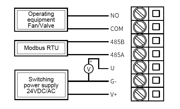 CO detection sensor installation and wiring