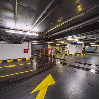 CO detection sensor of underground parking garage
