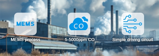 CO gas sensor feature