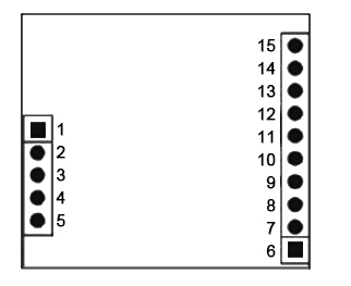 CO sensor module pin definition