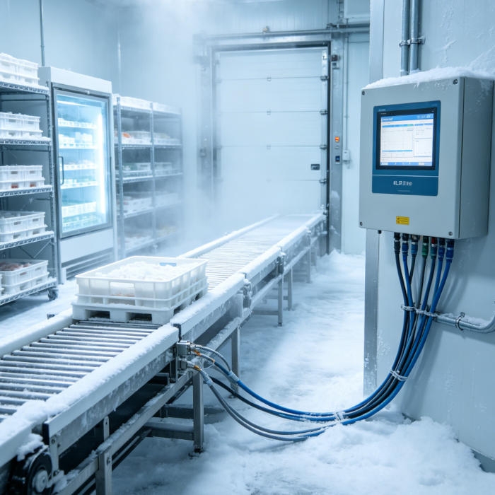 Cold storage low-temp programmable isolator monitoring setup