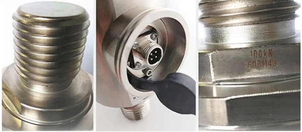 Column tension load cell feature