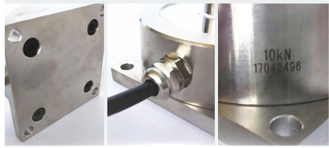 Compression type load cell feature