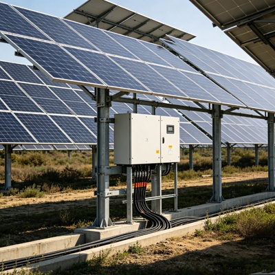 Dc voltage power transducer for solar power systems