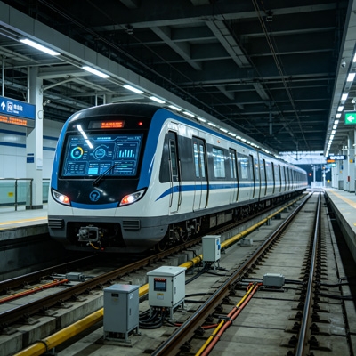 DC voltage transducer for rail transit power monitoring system