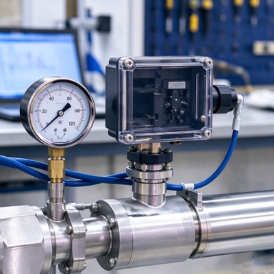 Differential pressure switch for engineering testing