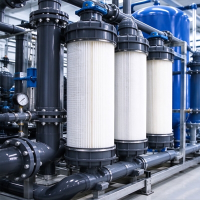 Differential pressure switch for filters