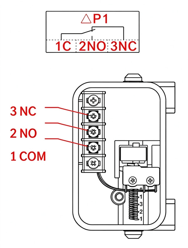 Differential pressure switch wiring diagram