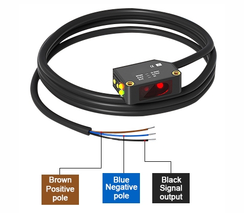Diffuse reflective photoelectric sensor wiring diagram