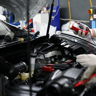 Digital air flow switch for automotive component