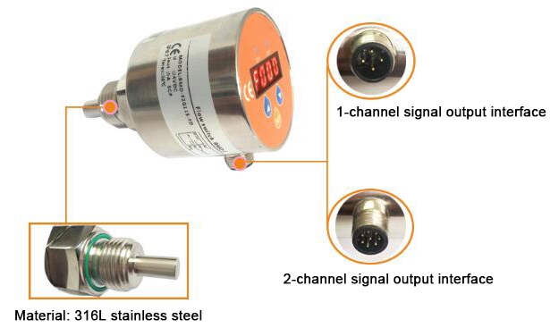 Digital flow switch detail
