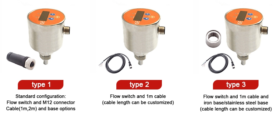 Digital flow switch types