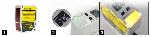 85mm digital laser displacement sensor detail