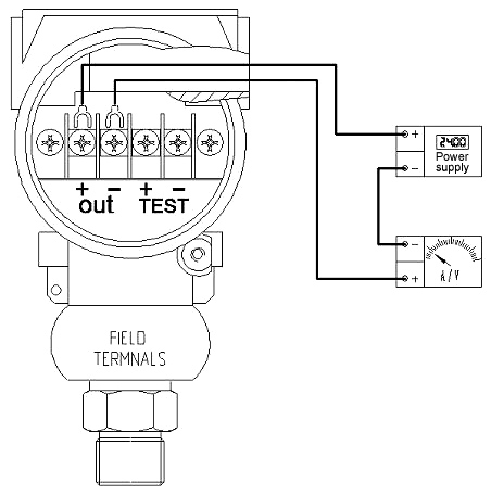 Digital pressure sensor wiring drawing