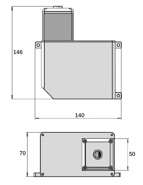 Digital turbidity sensor dimension