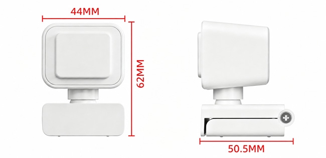 USB microwave presence sensor dimensions and size diagram