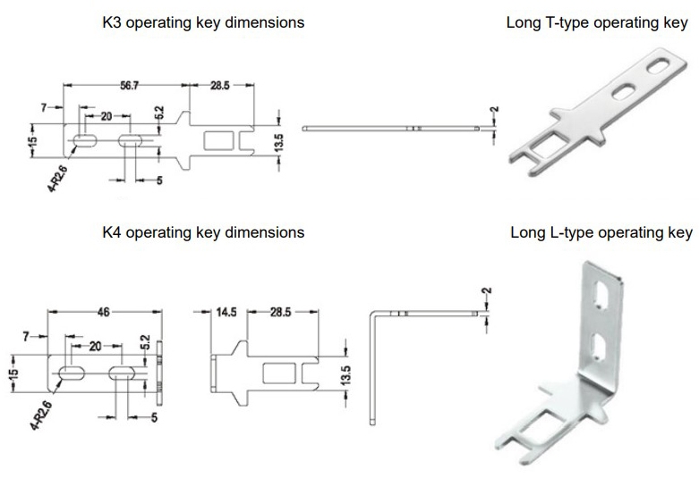 Door limit switch second dimension