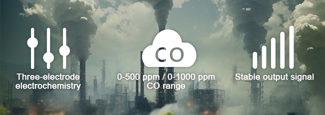 Electrochemical carbon monoxide sensor feature