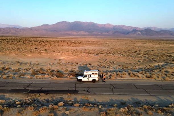 Engine overheating in desert