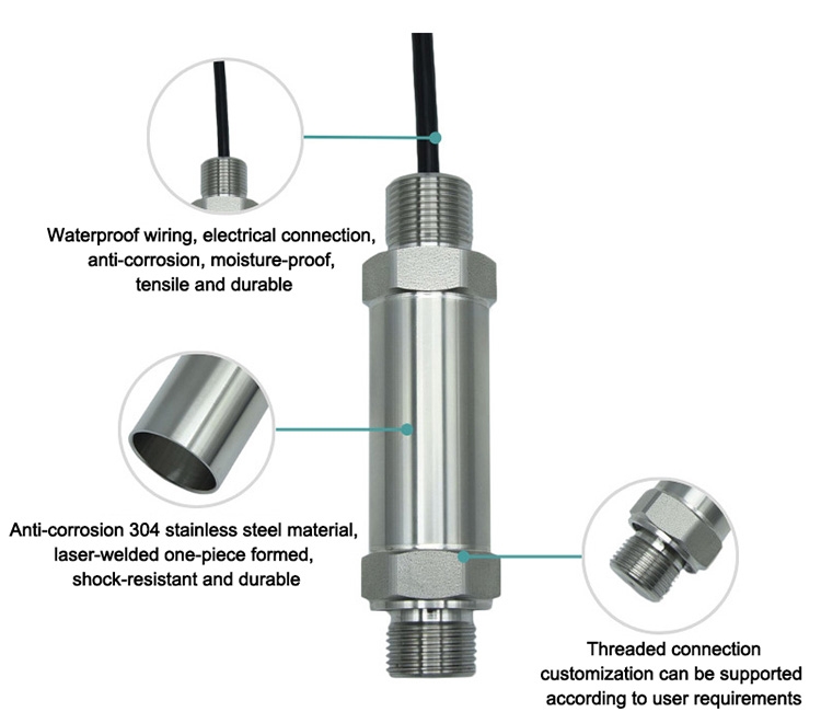 Explosion proof pressure transmitter detail